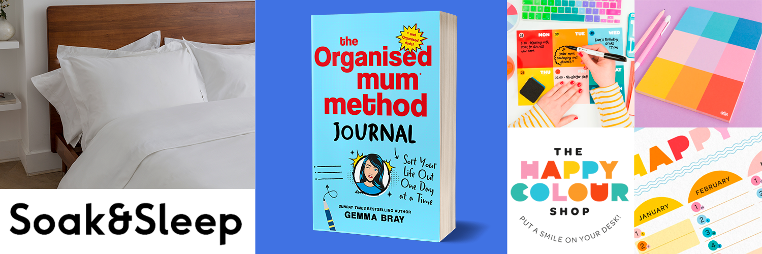 Win Luxurious New Bedding And Stationery To Brighten Your Day With The Organised Mum Method Journal Hachette Uk